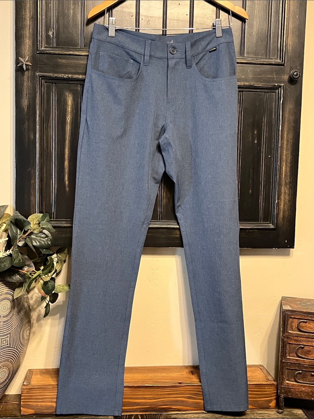 Travis Mathew Heathered Blue Pants 30 x 32